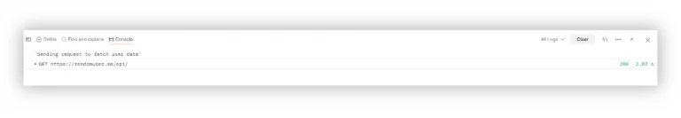Console-Output-after-sending-the-pre-request-768x133